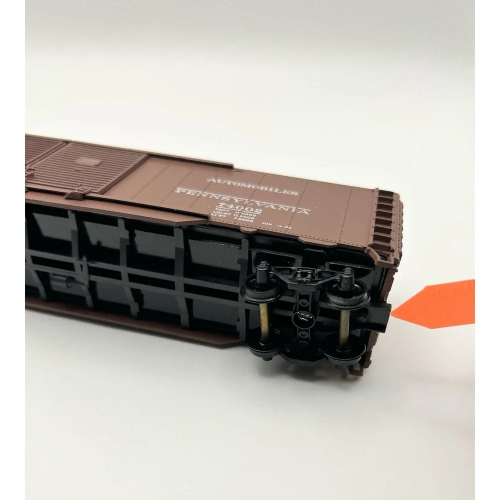 Bachmann HO Scale Triangle Pacific TPFX 5510 Brown‎ Box Car Freight Train Used